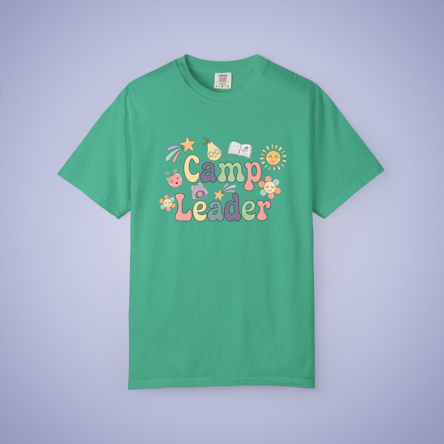 Camp Leader Teacher T Shirt Retro Comfort Colors Unisex Back to School