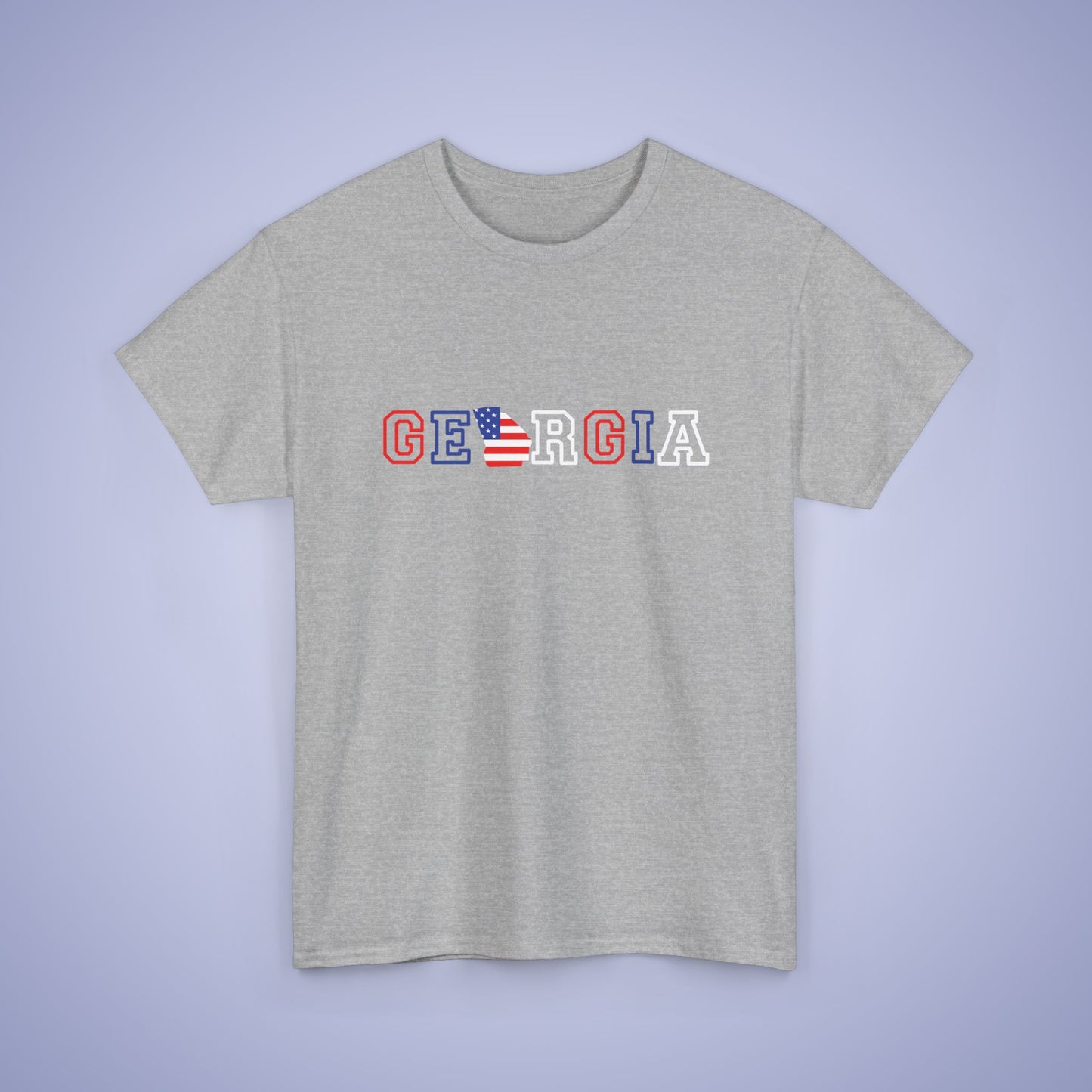 Georgia Map Text Art Proud American Unisex T Shirt