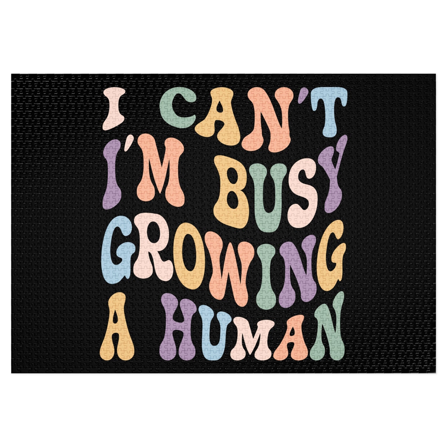 Pregnancy Announcement Personalized Jigsaw Puzzle with Tin - You Choose Quote!