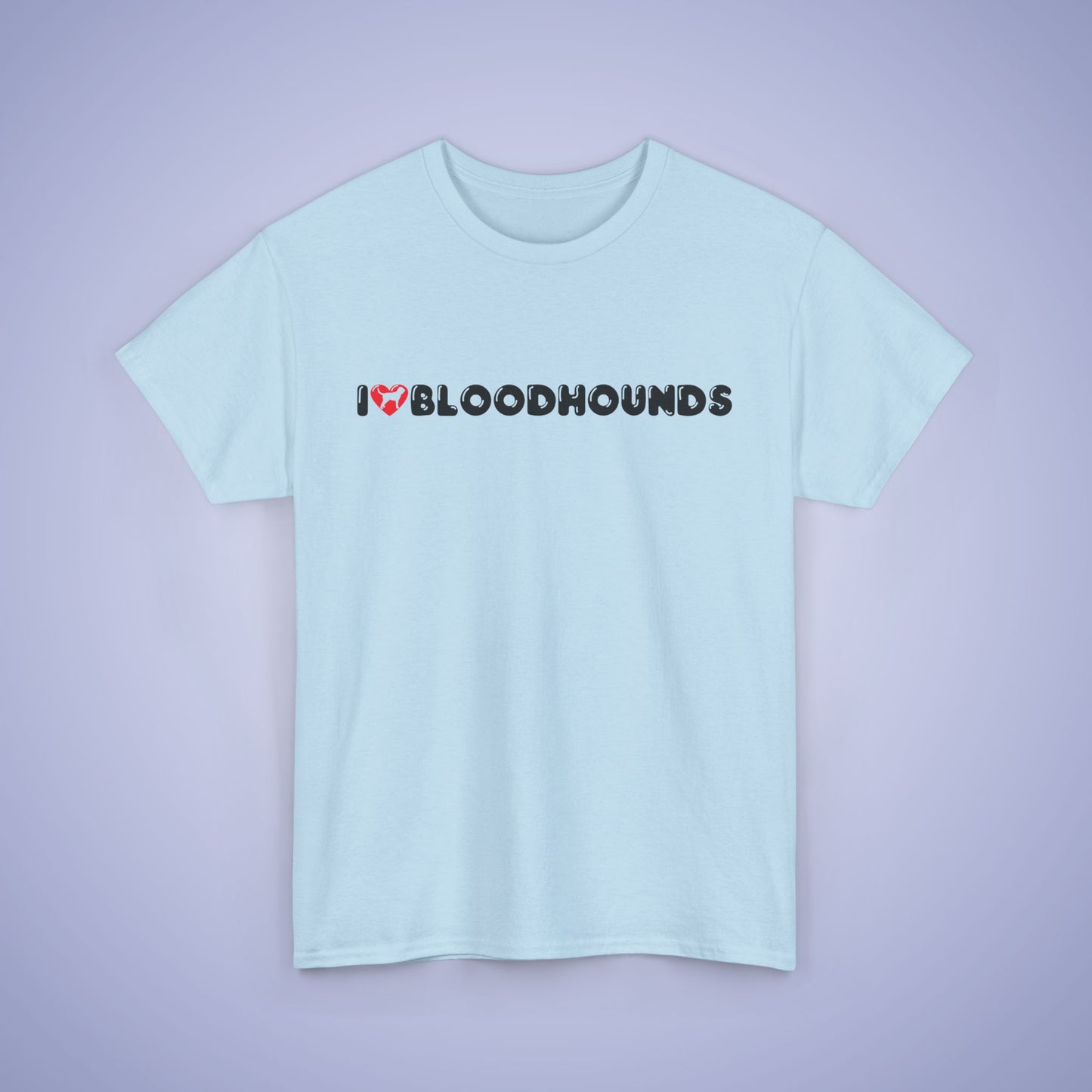 I Heart Bloodhounds Unisex T Shirt