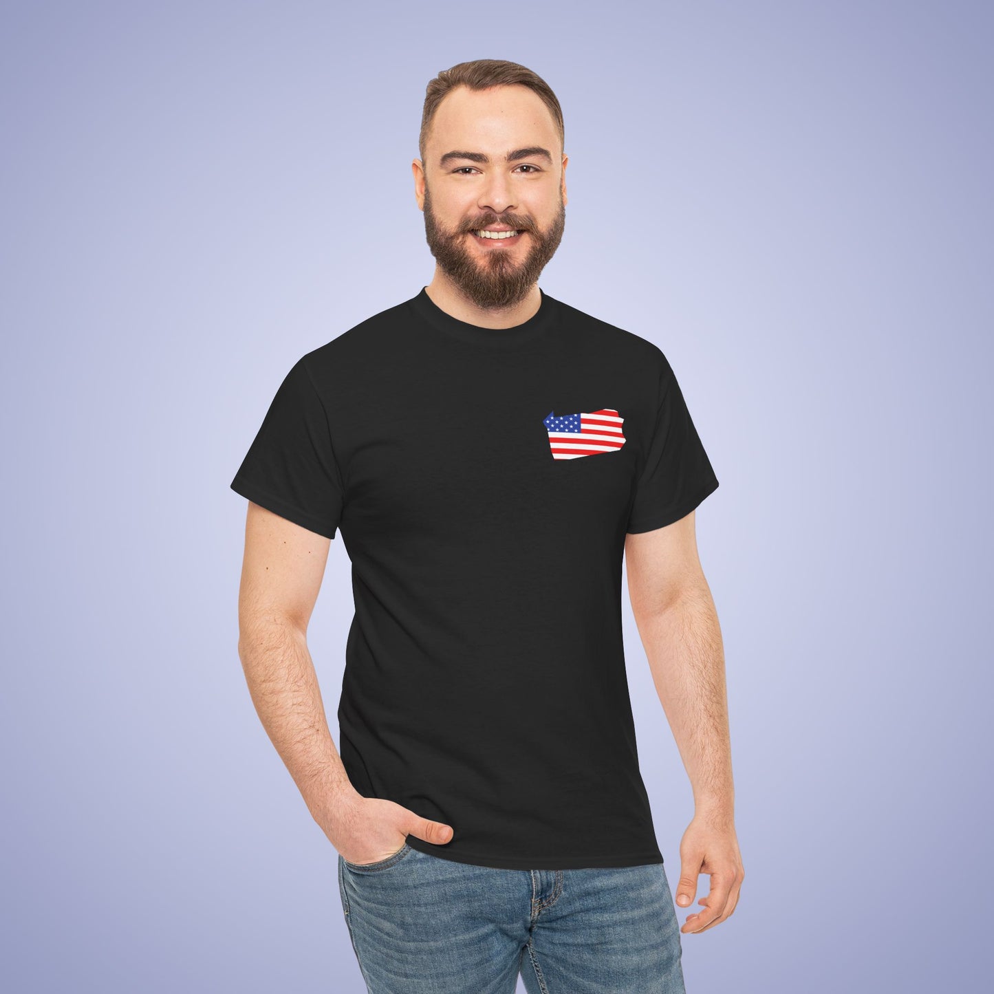 Pennsylvania Map Pocket Art Proud American Unisex T Shirt