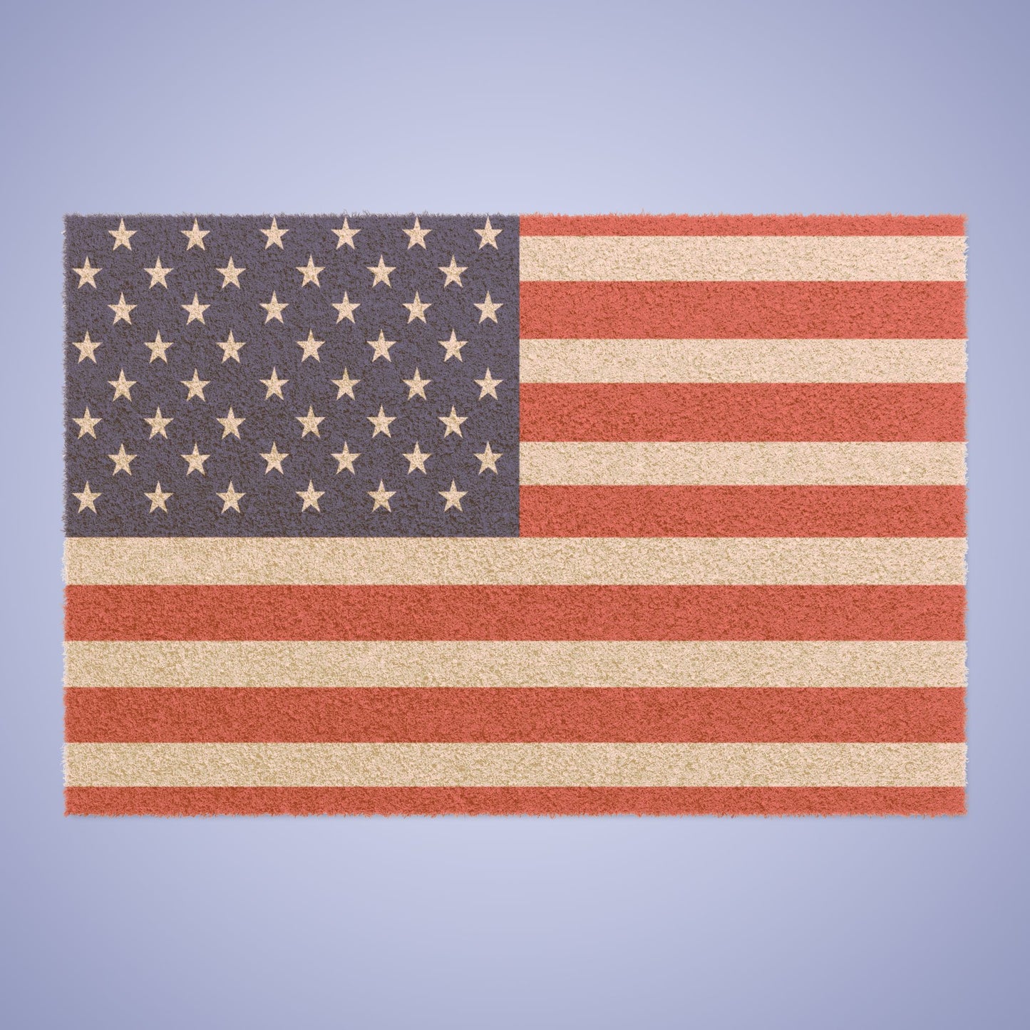 Stars and Stripes Patriotic July 4th Home Decor Doormat USA Flag