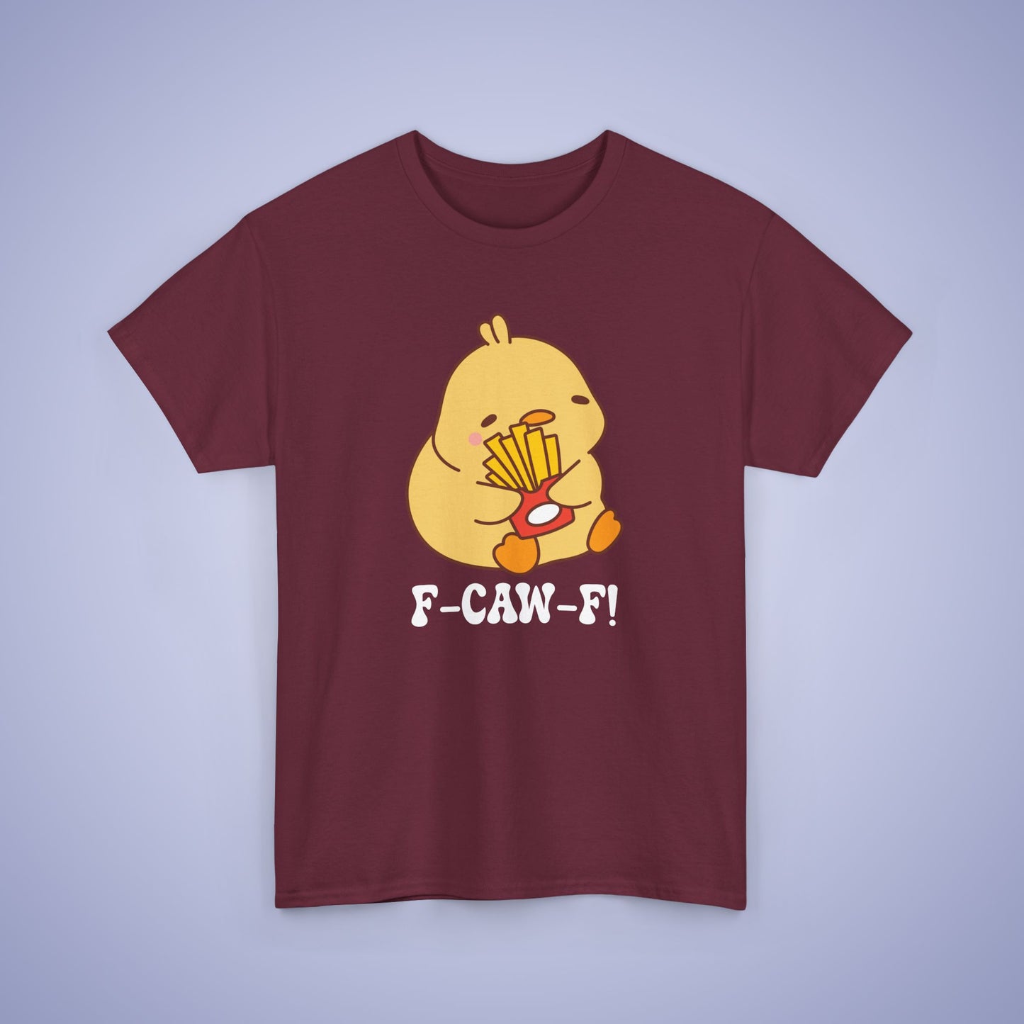 Chip Lover F CAW F White Cute Funny Chick Unisex Chicken T Shirt