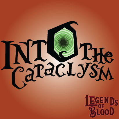 Into the Cataclysm Logo Sticker - Legends of Blood