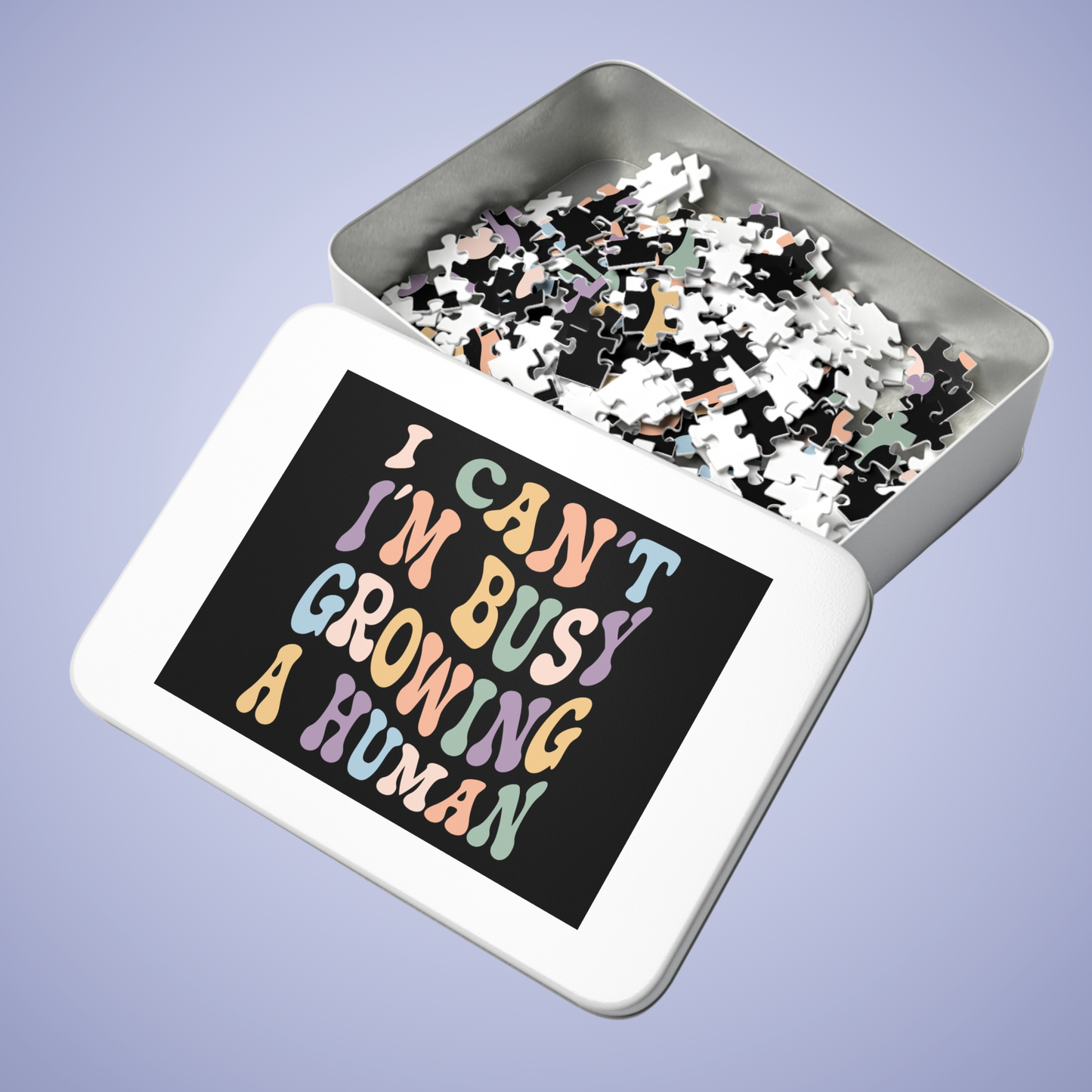 Pregnancy Announcement Personalized Jigsaw Puzzle with Tin - You Choose Quote!