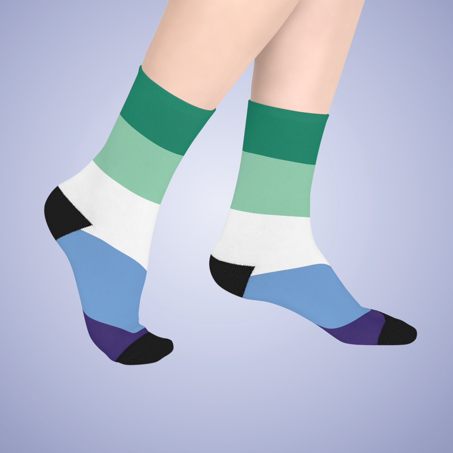 Gay Man Mid Length Socks Pride Month LGBTQ Event Gift Apparel