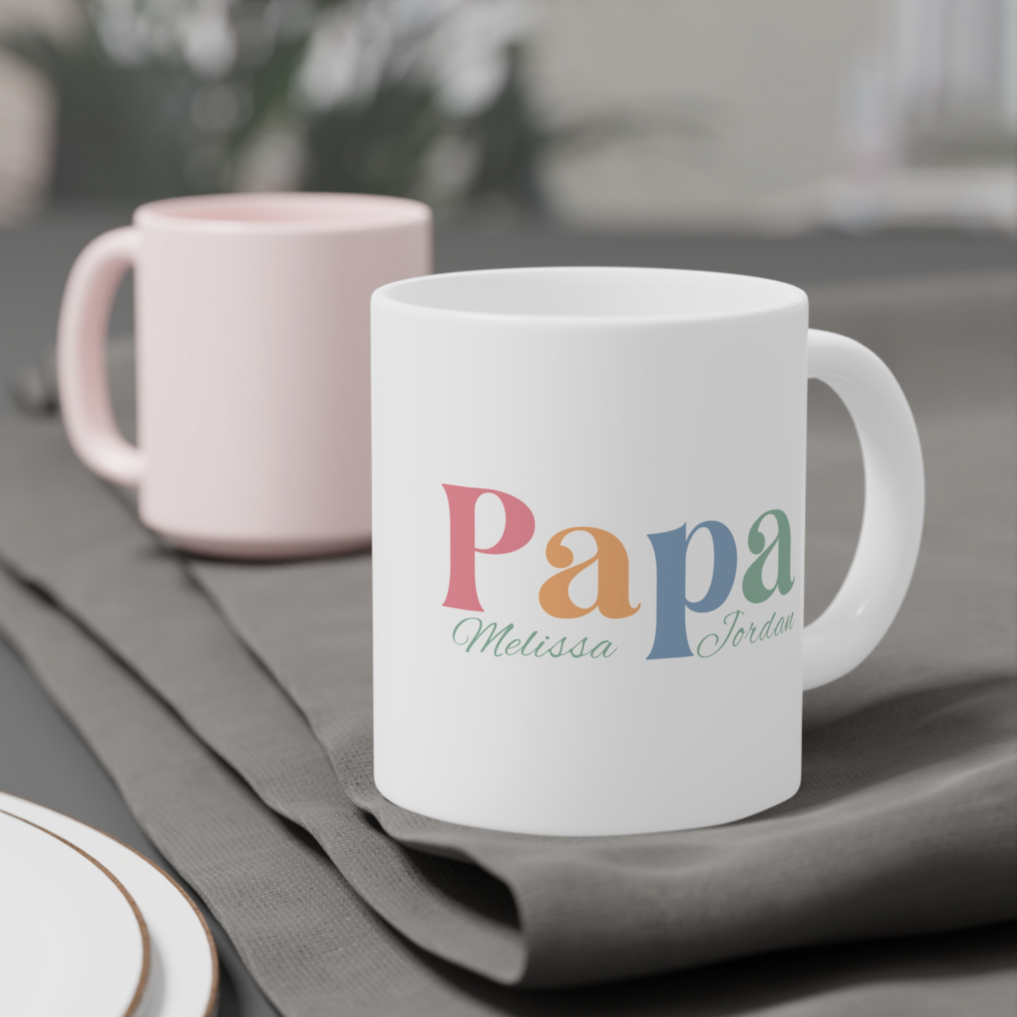Papa Personalized Jumbo Coffee Mug Fathers Day