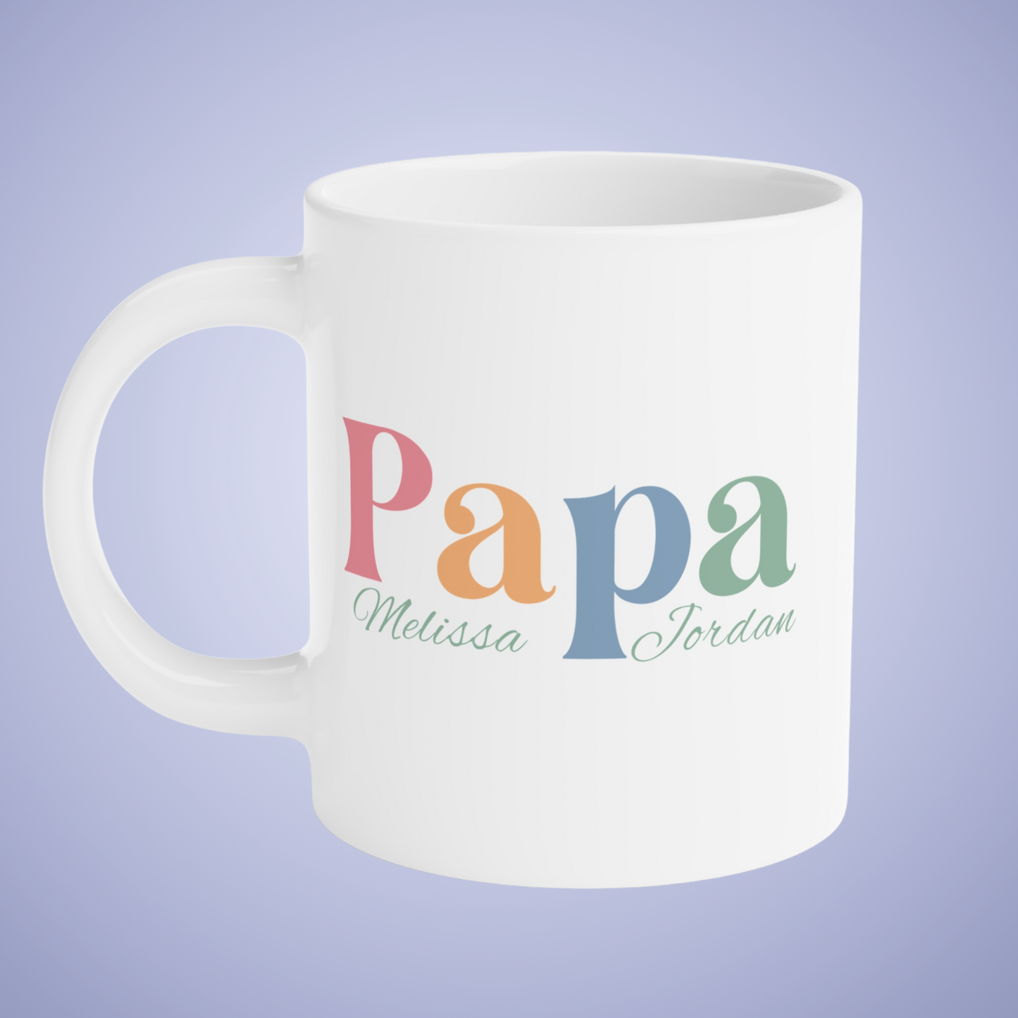 Papa Personalized Jumbo Coffee Mug Fathers Day