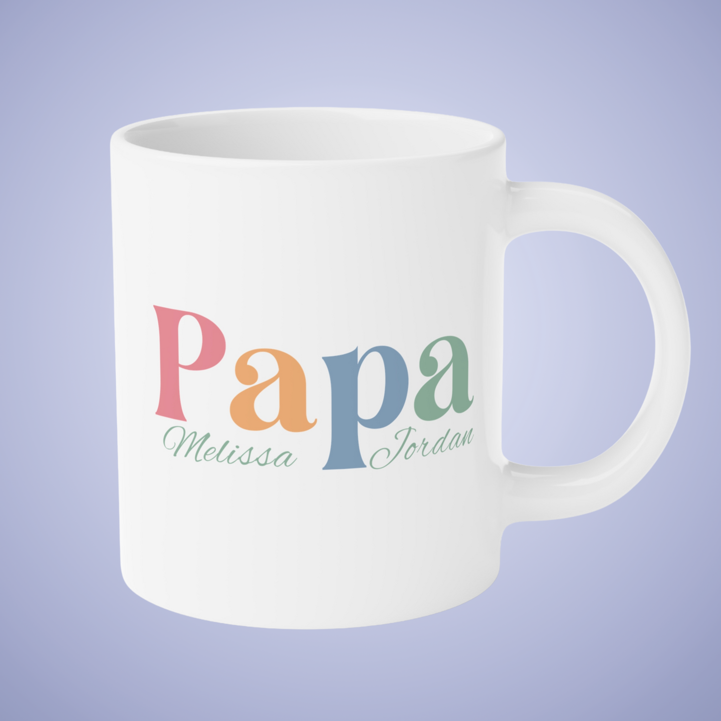Papa Personalized Jumbo Coffee Mug Fathers Day