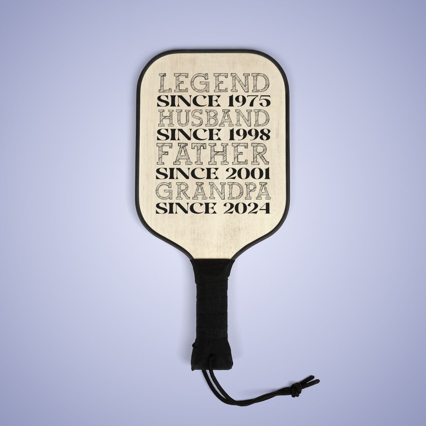 Legend Personalized Pickleball Paddles Set Fathers Day Gift