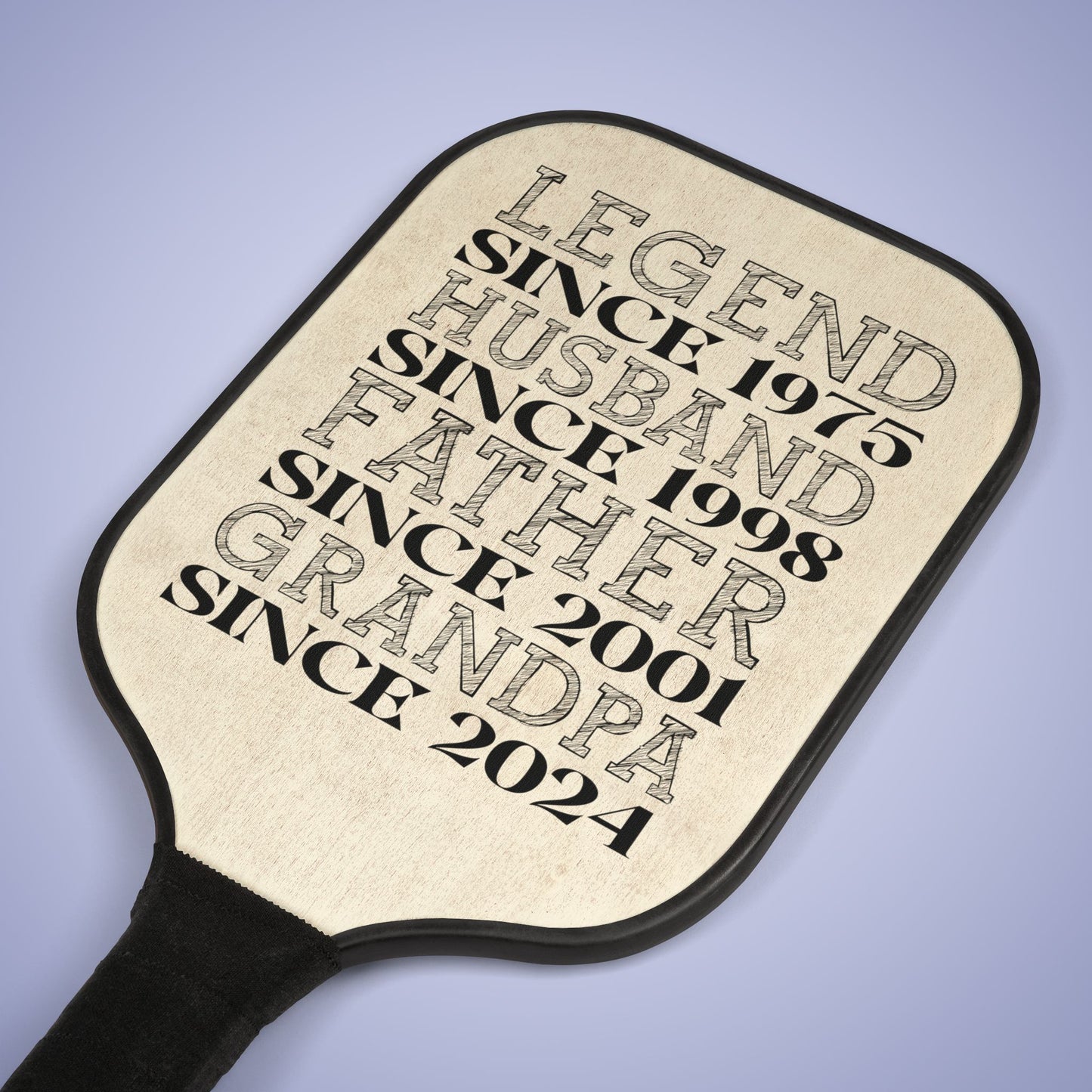 Legend Personalized Pickleball Paddles Set Fathers Day Gift