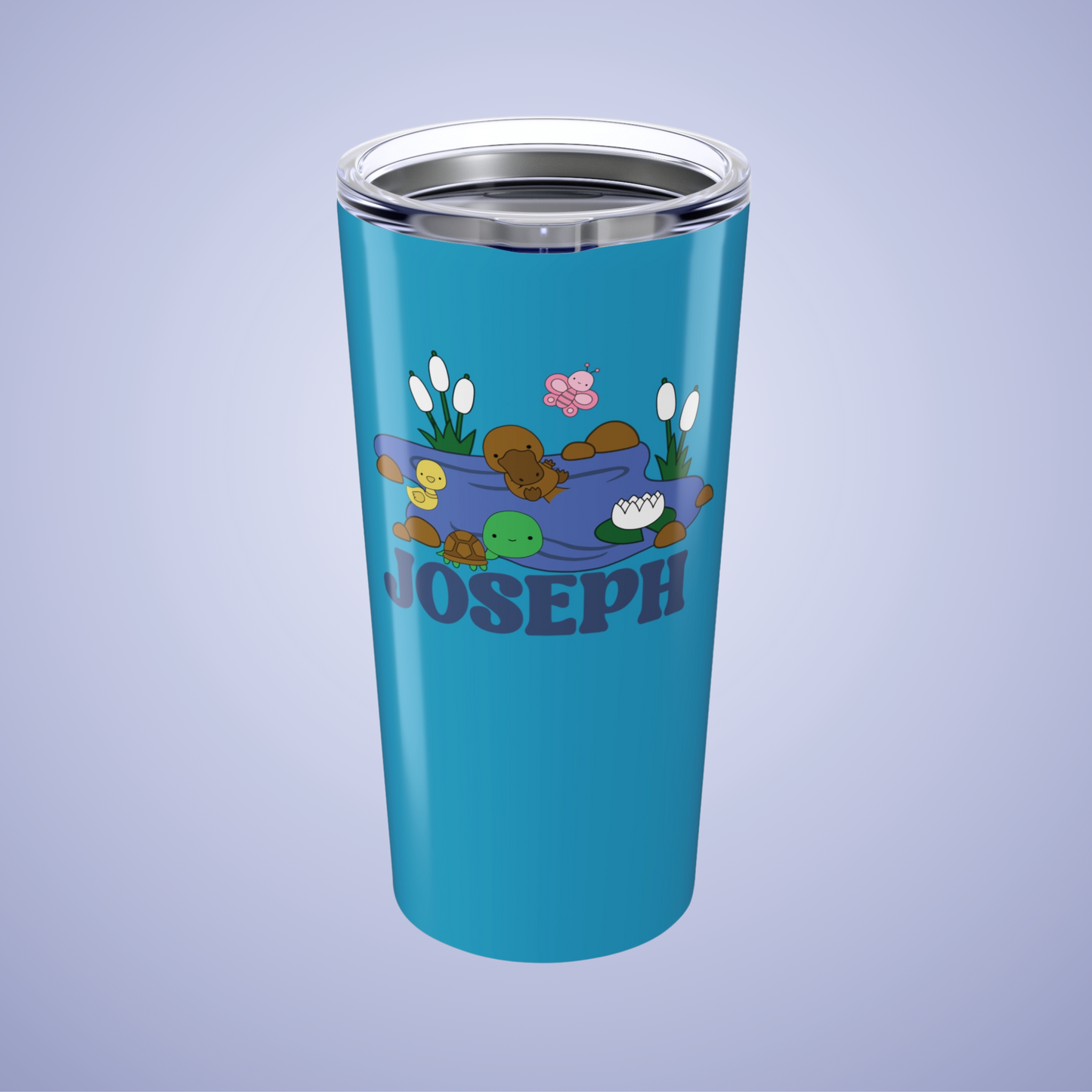 Pond Life Personalized Name Tumbler Birthday Gift
