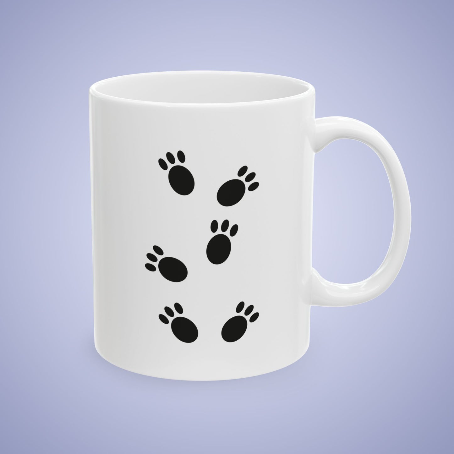 I Love Koalas Cute Foot Prints Ceramic Gift Coffee Mug