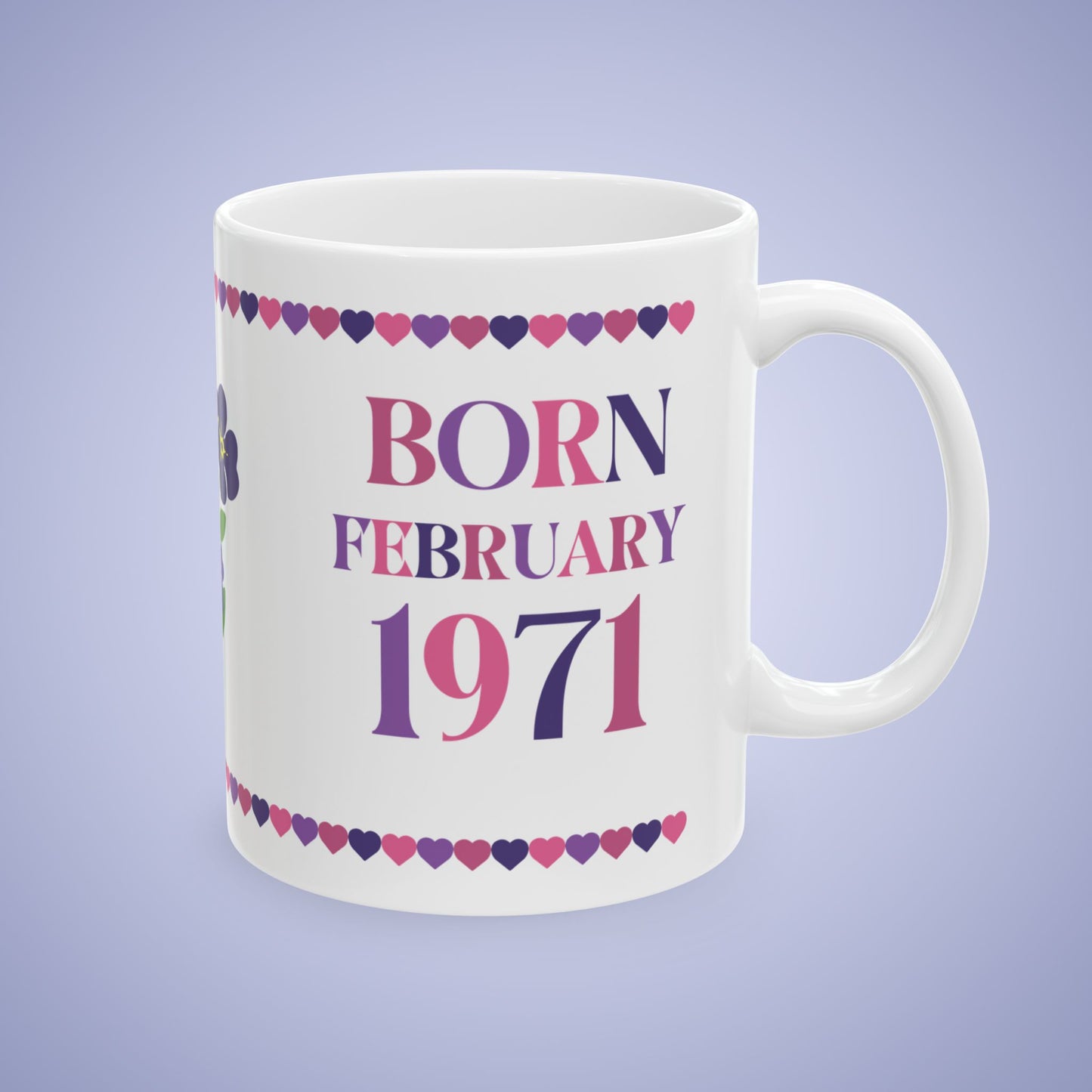 Best Mama Mothers Day February Birth Flower Ceramic Gift Mug