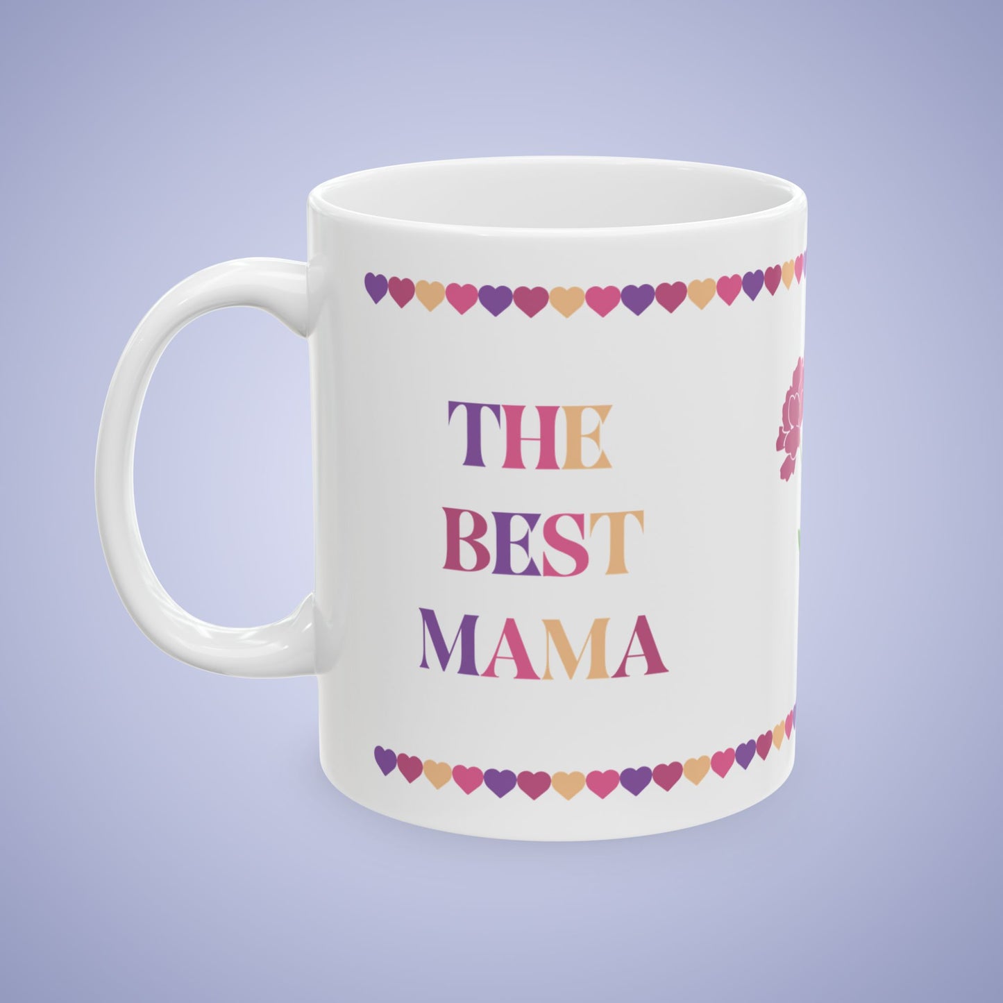 Best Mama Mothers Day January Birth Flower Ceramic Gift Mug
