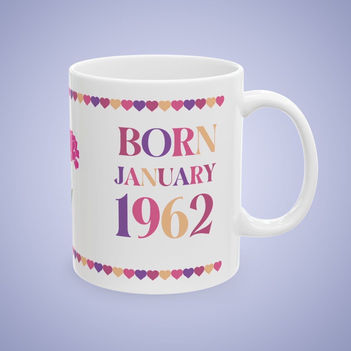 Best Mama Mothers Day January Birth Flower Ceramic Gift Mug