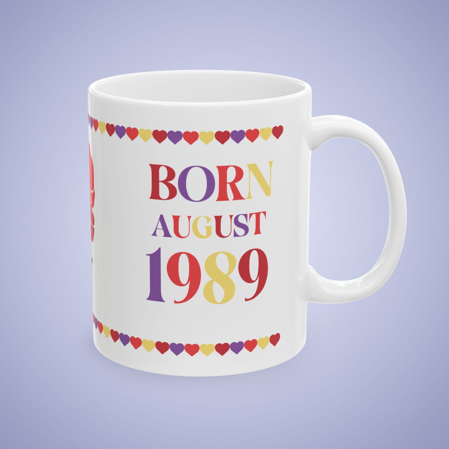 Best Mama Mothers Day August Birth Flower Ceramic Gift Mug