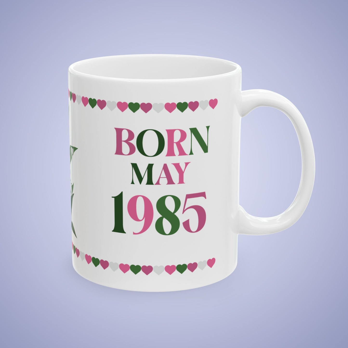 Best Mama Mothers Day May Birth Flower Ceramic Gift Mug