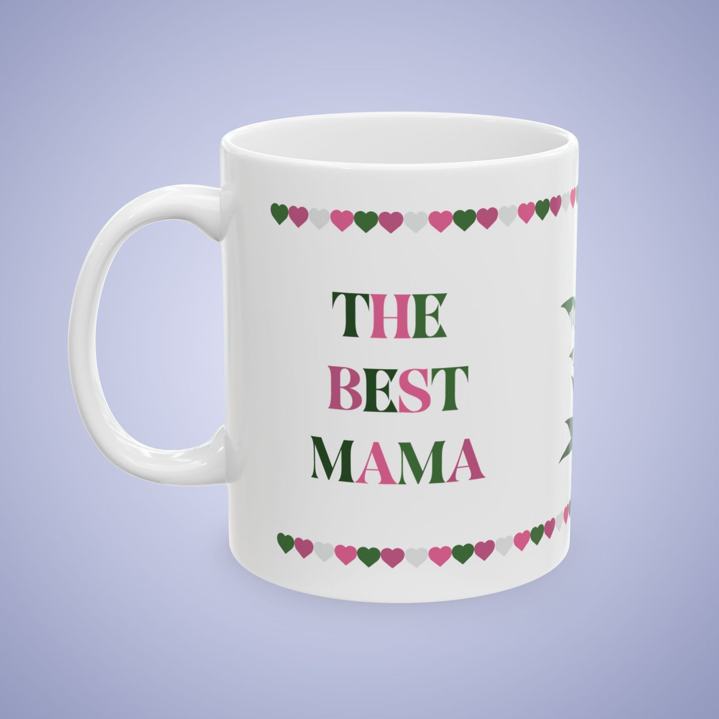 Best Mama Mothers Day May Birth Flower Ceramic Gift Mug
