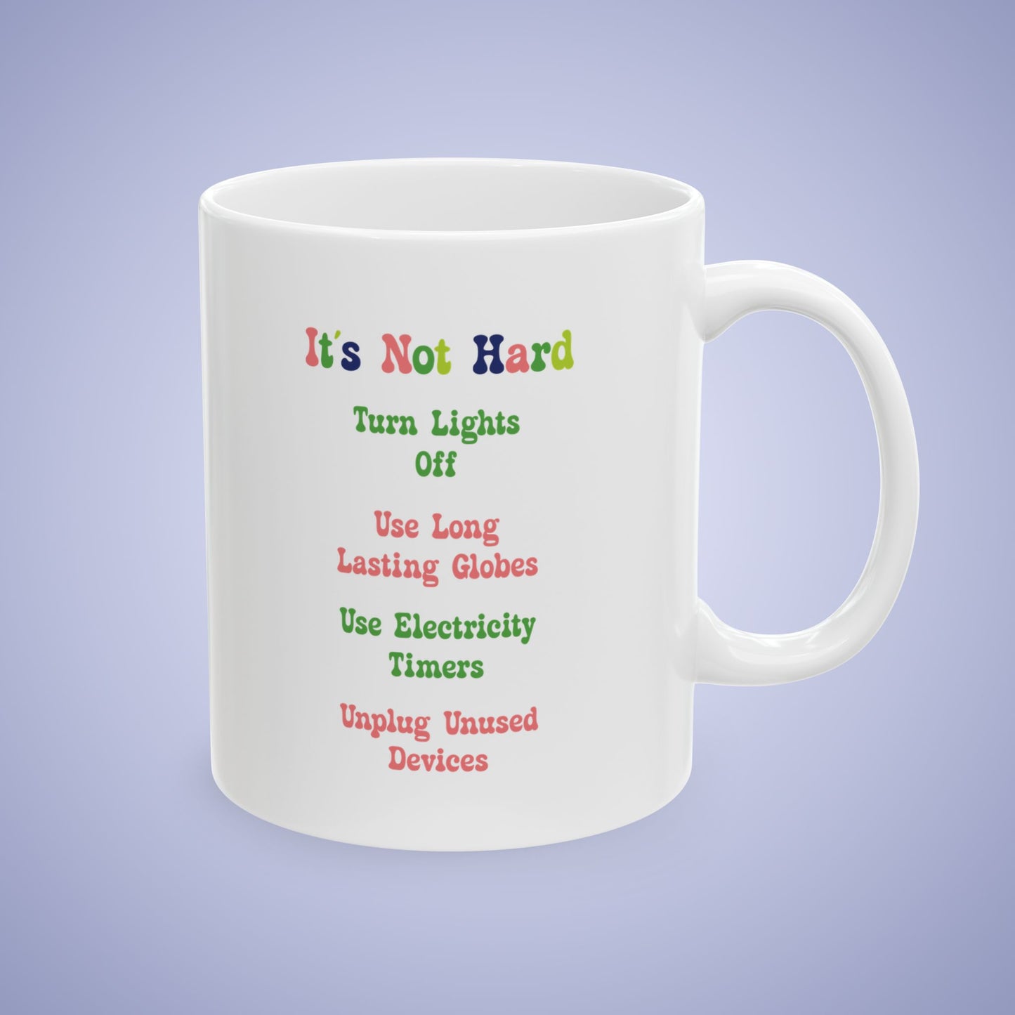 Our Power Our Planet Earth Day Ceramic Gift Coffee Mug