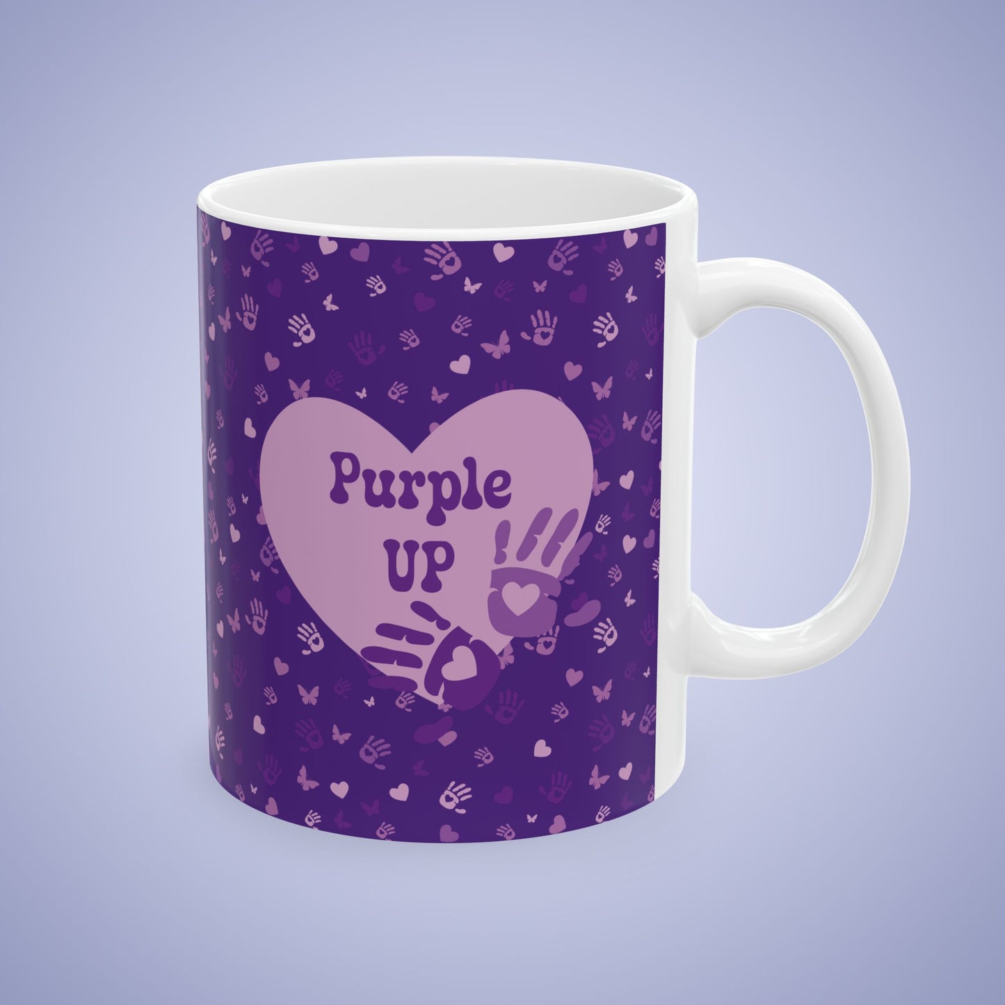 Purple Up Military Brat Military Childrens Awareness Ceramic Gift Coffee Mug