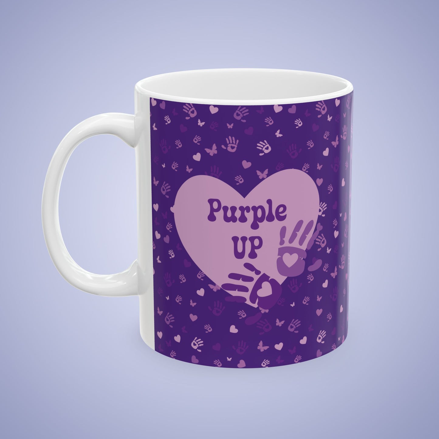 Purple Up Military Brat Military Childrens Awareness Ceramic Gift Coffee Mug