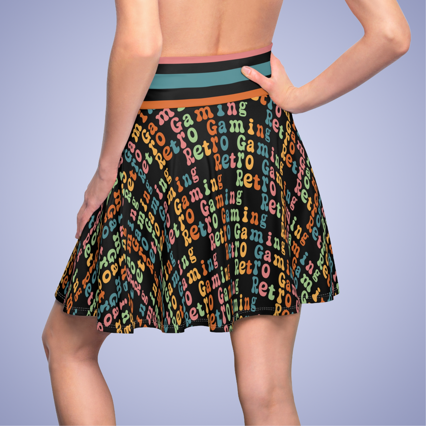 Retro Gaming Skater Skirt