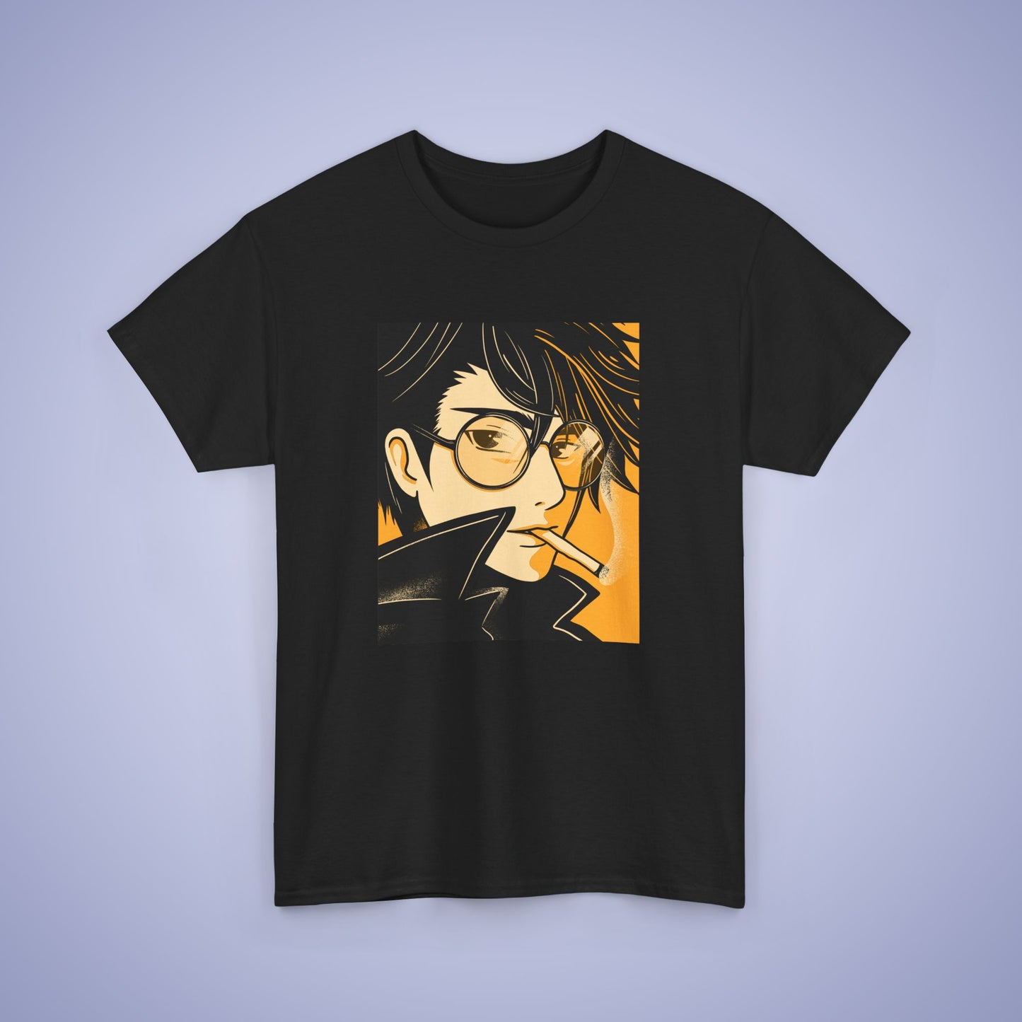 Smoking Hot Anime T Shirt Black