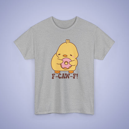 Donut Lover F CAW F Cute Funny Chick Unisex Chicken T Shirt