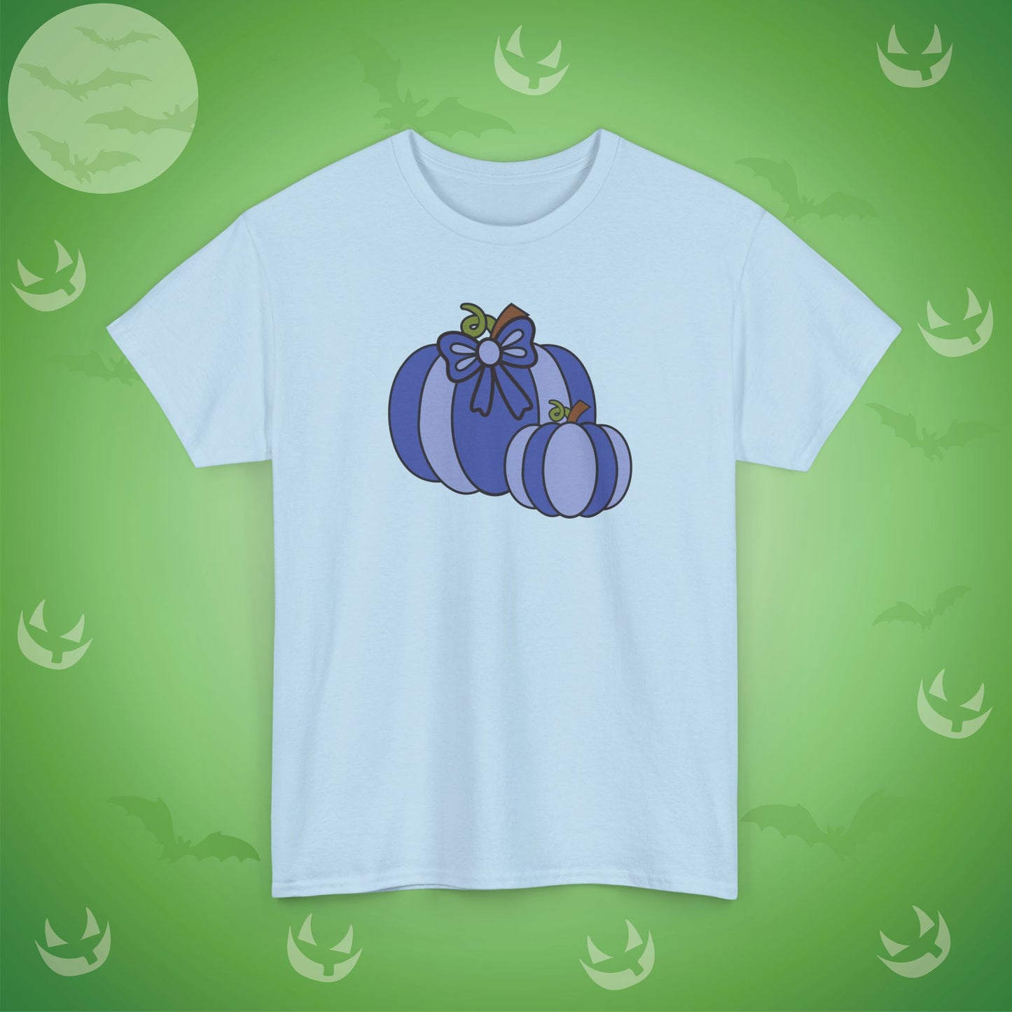 Thanksgiving Fall Inspired Halloween Blue Pumpkin Unisex T Shirt
