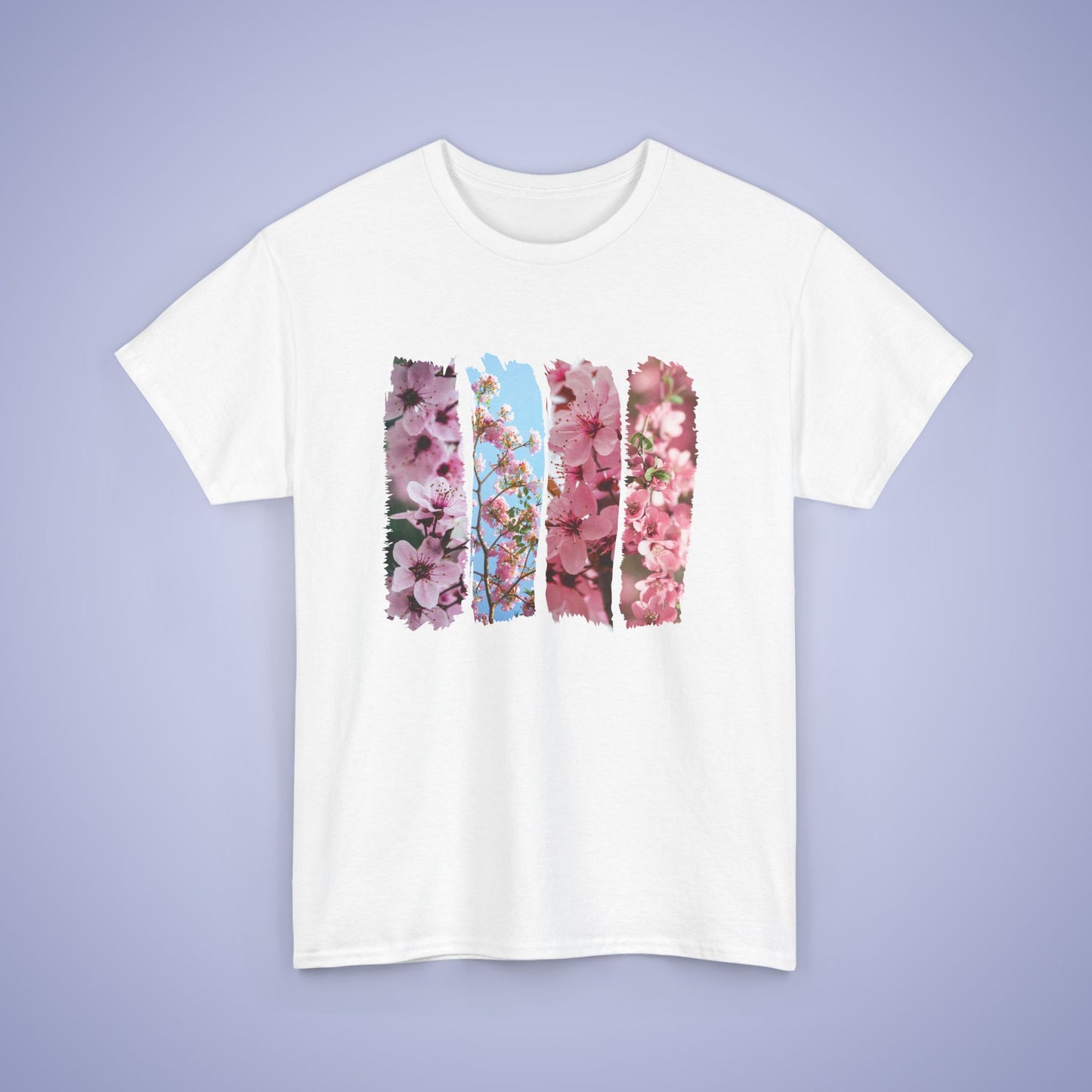 Cherry Blossom Lover Spring Brush Stroke Photographic Unisex Oversized T Shirt