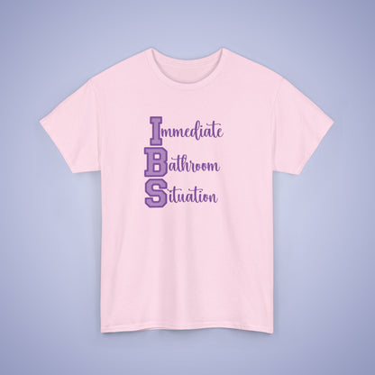 Immediate Bathroom Situation Funny  IBS Awareness Month Unisex T Shirt