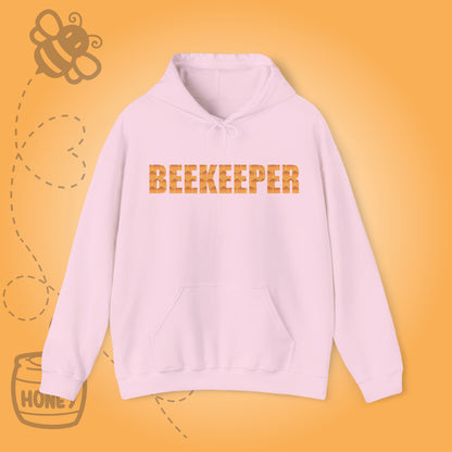 Beekeeper Sweet As Honey Honeycomb Word Art Design Hoodie Sweatshirt