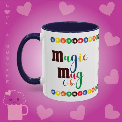 Magic Mug Cake Mug M&M's Inspired with Recipe