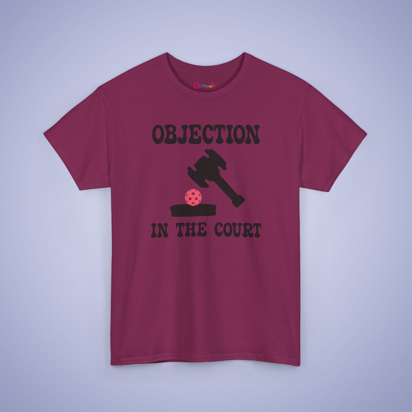Objection in the Court Pickleball Lover Funny Lawyer Judge Gift Tee Graphic Design T Shirt
