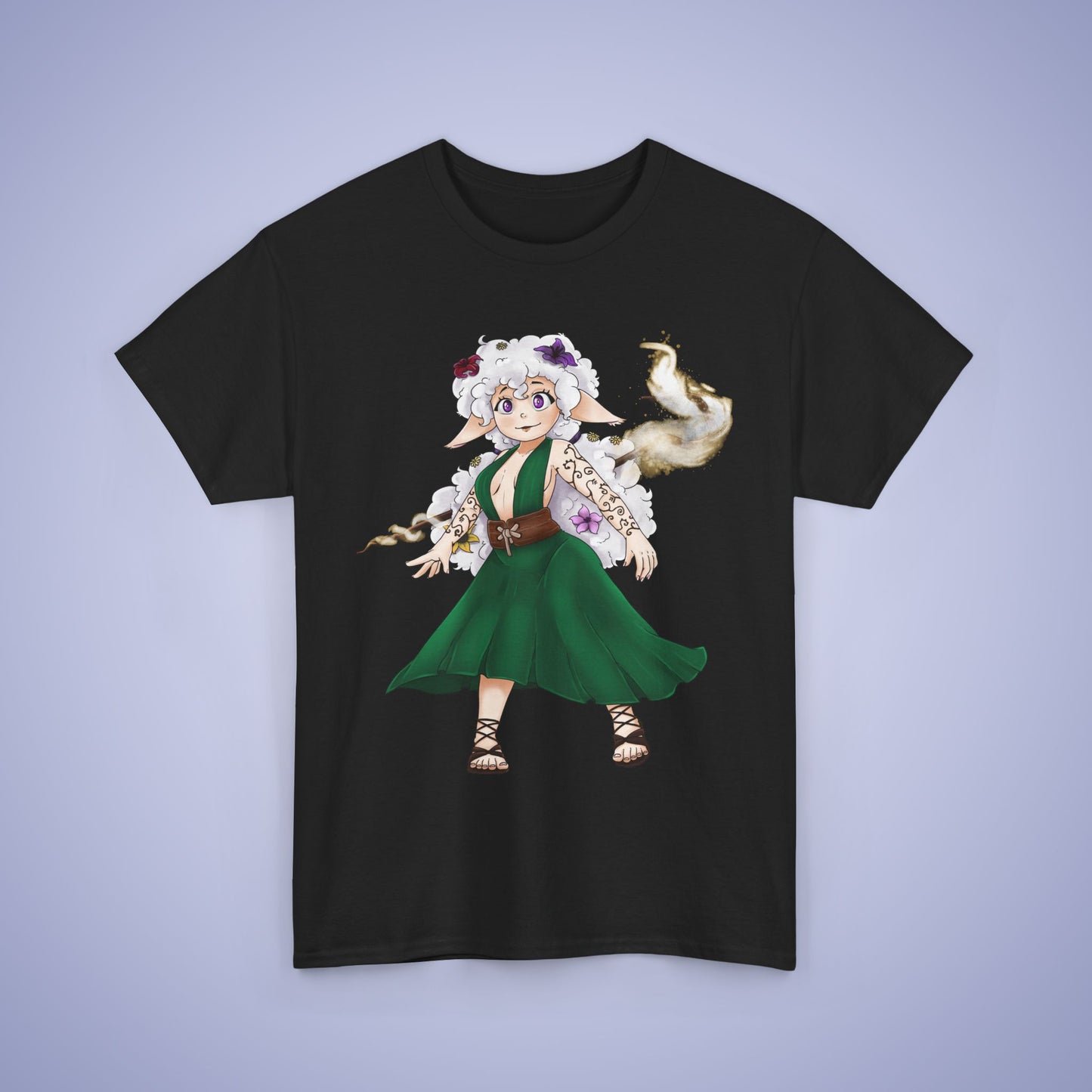 Woonina, Druid of the Sheep Unisex Oversized T Shirt