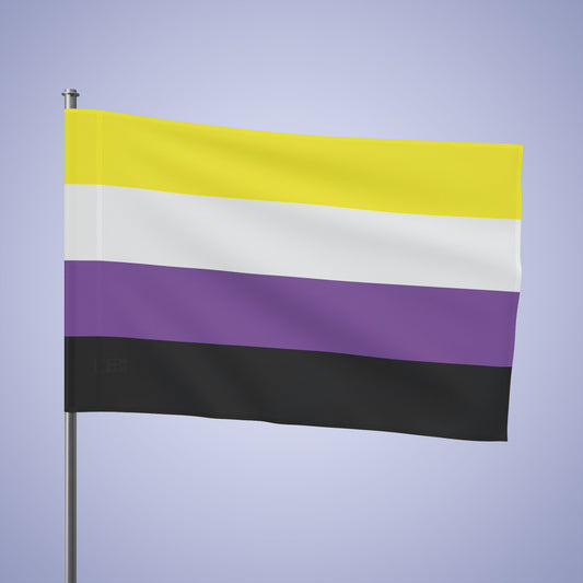 Nonbinary Pride Month Flag Banner Small Medium & Large