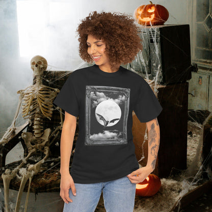 Bat Moon Spooky Halloween T-Shirt | Photographic Design