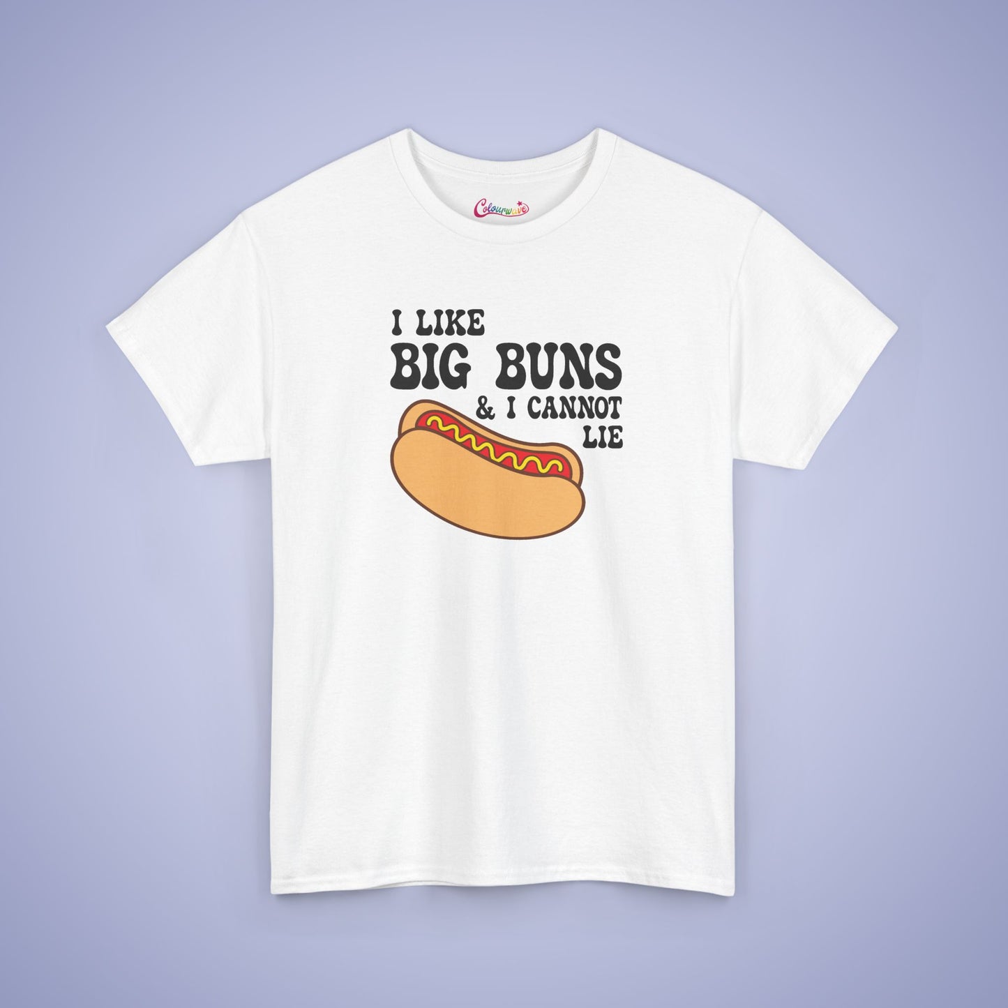 I like Big Buns and I Cannot Lie Funny Hot Dog T-Shirt | Hot Dog Lover Gift Black