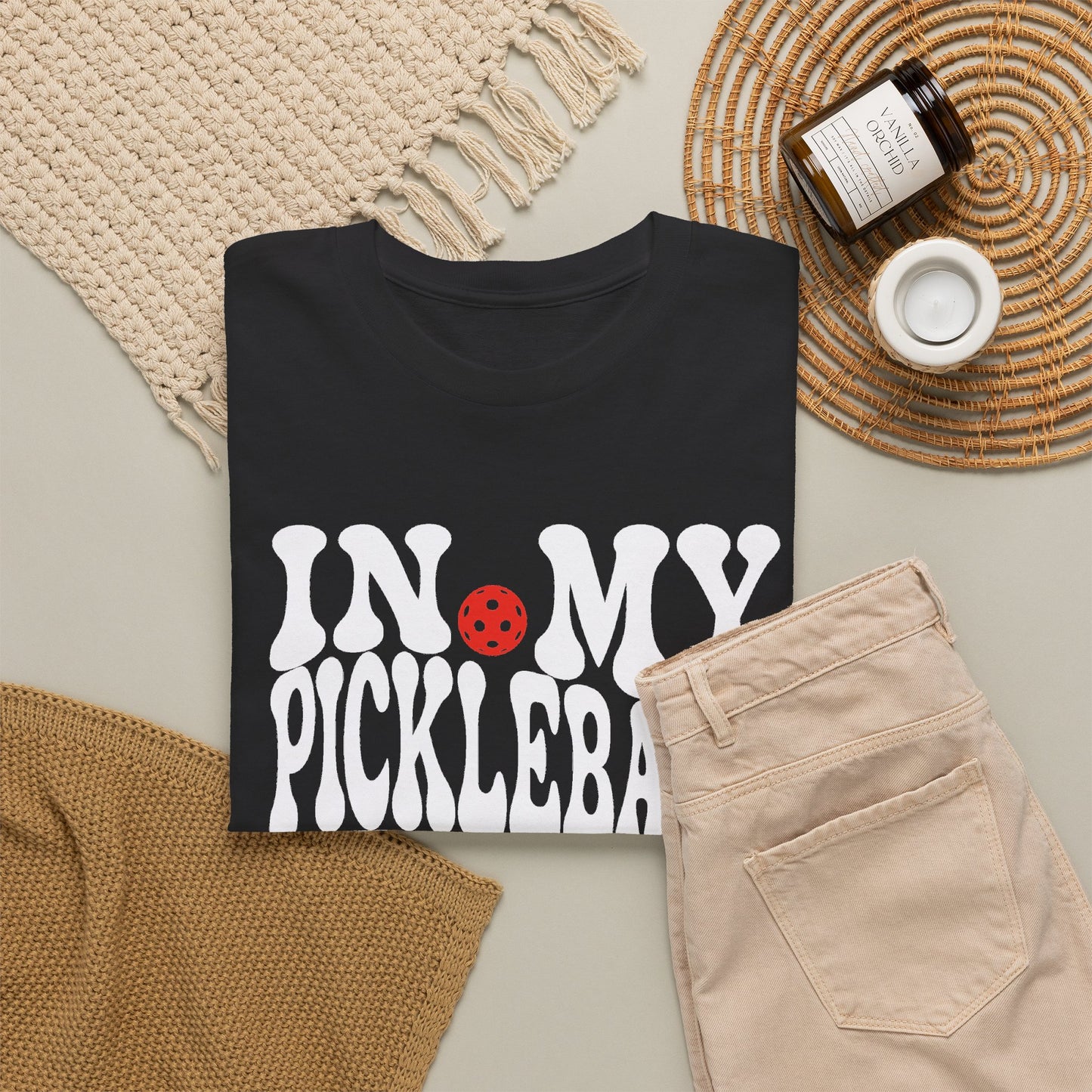 In My Pickleball Era Funny Pickleball T Shirt White Graphic Design