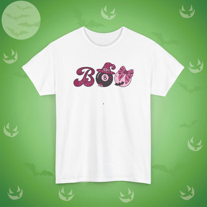 Snooker Pool BOO T-Shirt | Girly Coquette Halloween Design