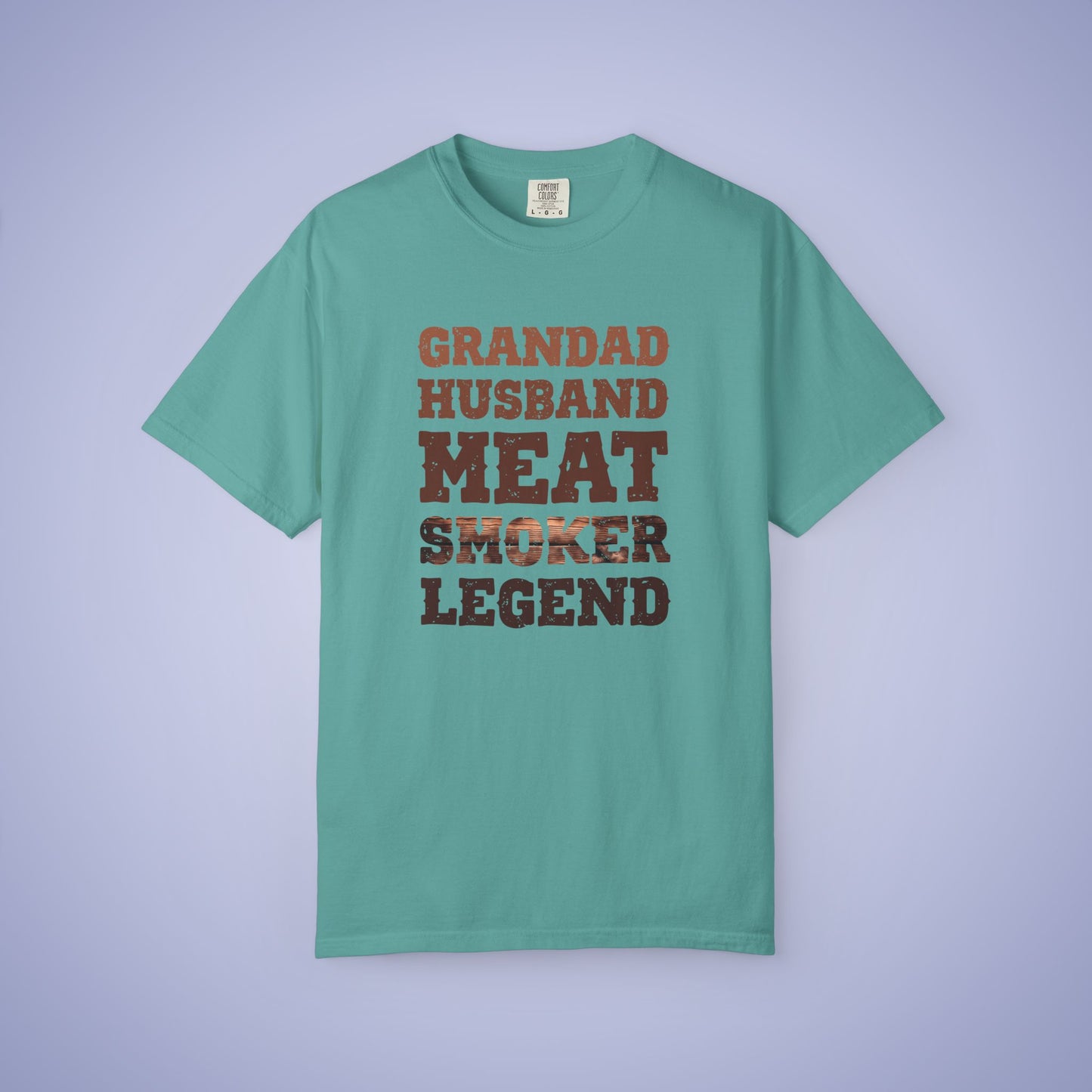 Grandad Husband Meat Smoker Legend Comfort Colors Mens T Shirt Fathers Day Gift