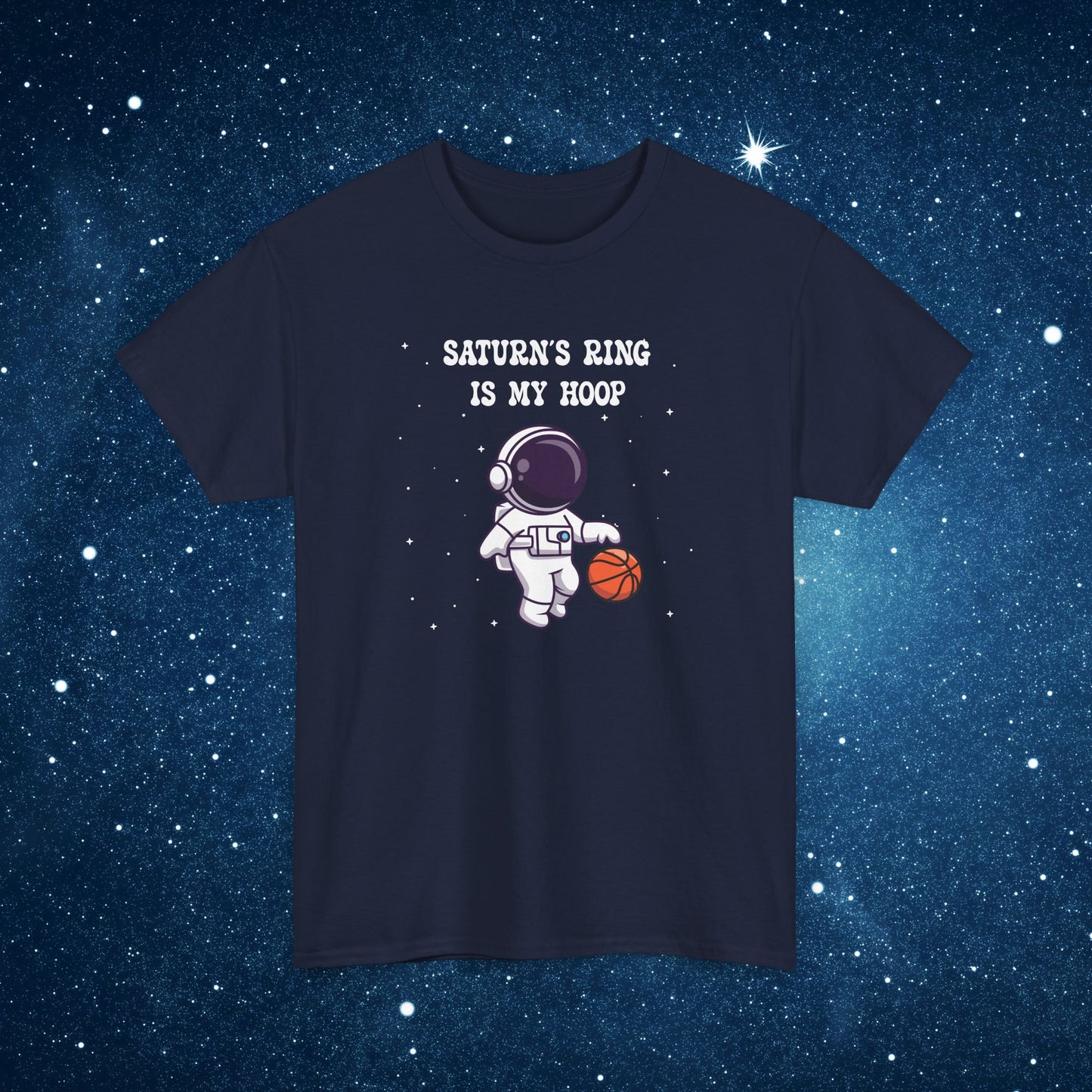 Saturns Ring is my Hoop National Astronaut Day Unisex Graphic T Shirt