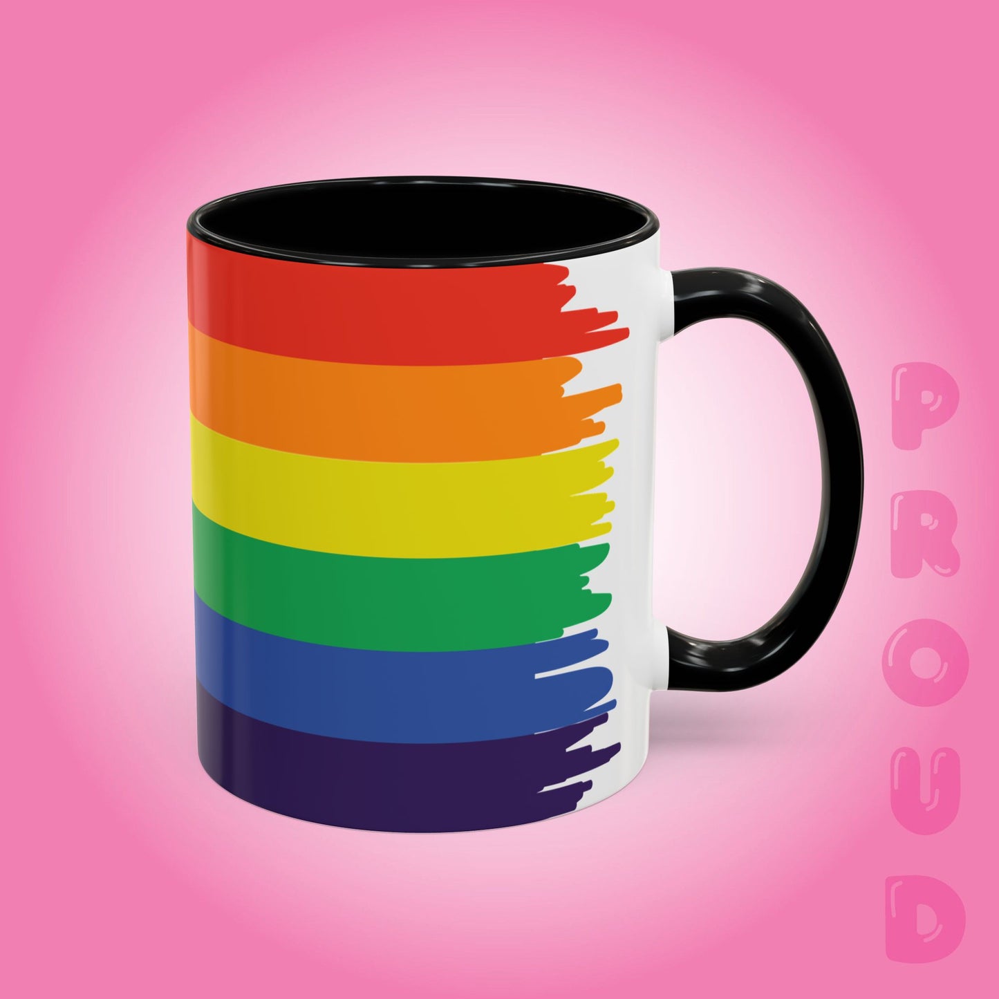 Pride Paint Style Coffee Mug