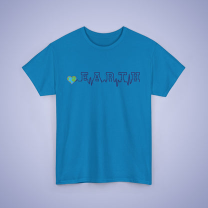 Heartbeat Earth Day Unisex Oversized T Shirt