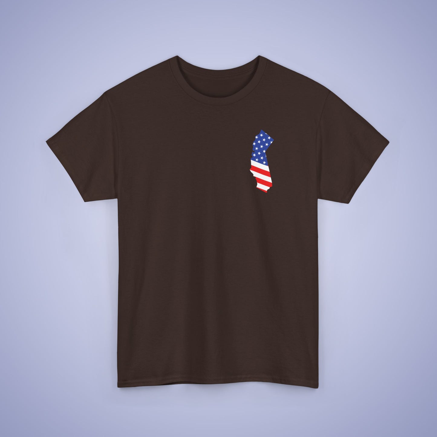 California Map Pocket Art Proud American Unisex T Shirt
