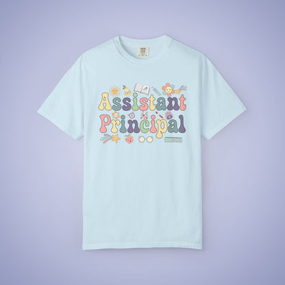 Assistant Principal Teacher T Shirt Retro Comfort Colors Unisex Back to School