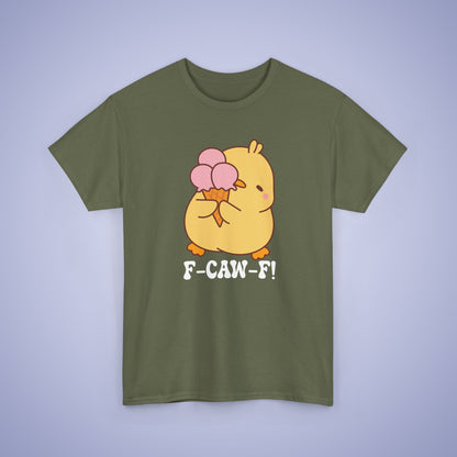 Ice Cream Lover F CAW F White Cute Funny Chick Unisex Chicken T Shirt