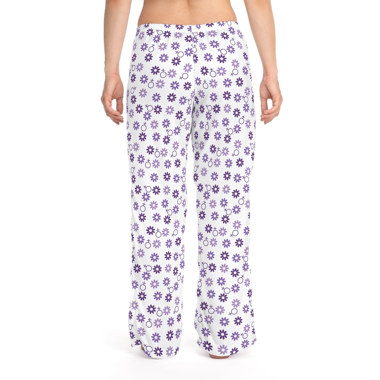 International Women's Day Daisy Patterned Women's PJ Pants