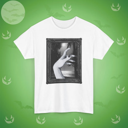A Hand at the Beach Spooky Halloween T-Shirt | Photographic Design